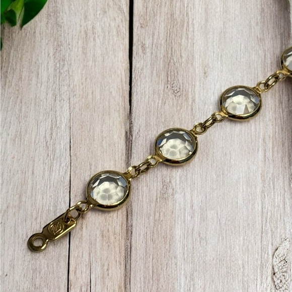 Swarovski Swan Crystal Bracelet 7-1/2”+1” - Picture 5 of 6